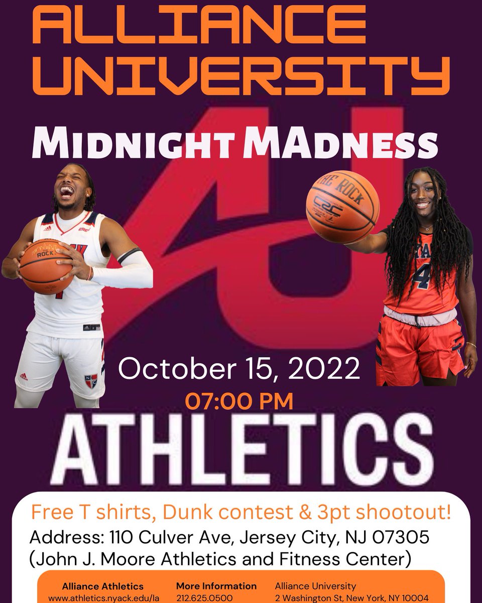 Allianceumbb's tweet photo. Come out this weekend and support Us! AU athletics! https://t.co/L0bSmfPhLd