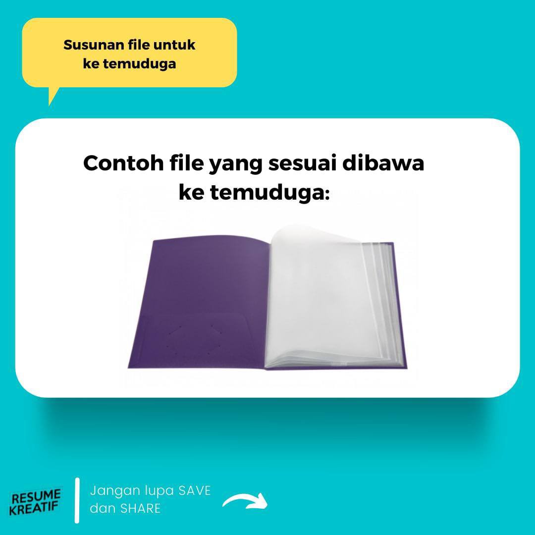 freshgradkerja's tweet photo. Susunan fail untuk ke temuduga. Semoga bermanfaat ☺️ https://t.co/kA1Hffbpsh