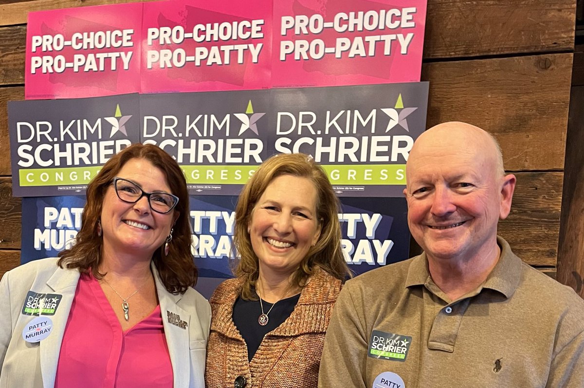 Allen_JenniferM's tweet photo. Proud to moderate a conversation with two incredible leaders tonight, @PattyMurray and @RepKimSchrier as they talked about their work for abortion access and sexual and reproductive health and rights for all on this National Coming Out Day! https://t.co/qasezc84yT