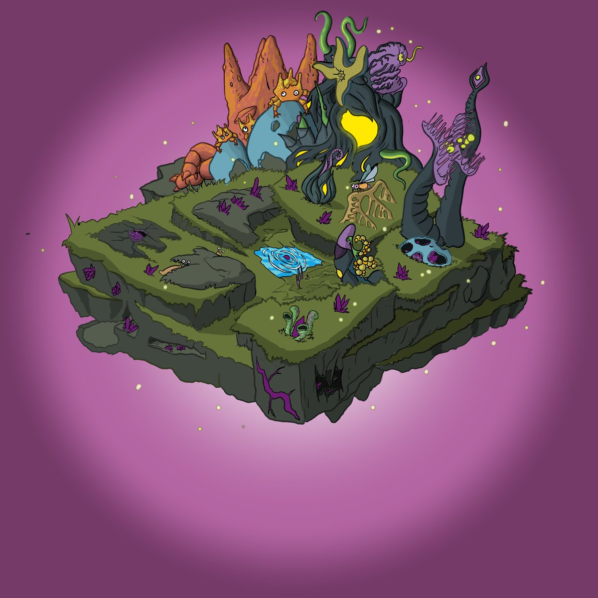 Was making something previously for a project, but eventually it did not work out. Do you think this should be its own standalone NFT as 1on1? Wondering if tezos would be better or eth.  #WIP #NFTfam #NFTartists #tezosart