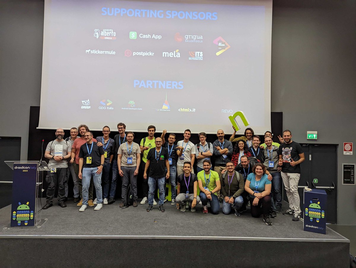 SimoneFormica's tweet photo. #adi #droidcon2022 #droidcontorino https://t.co/5LB3qTXF0C