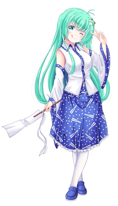 #世界私の絵柄変わりすぎだろ選手権 東方の早苗さんが一番変化がすごい 