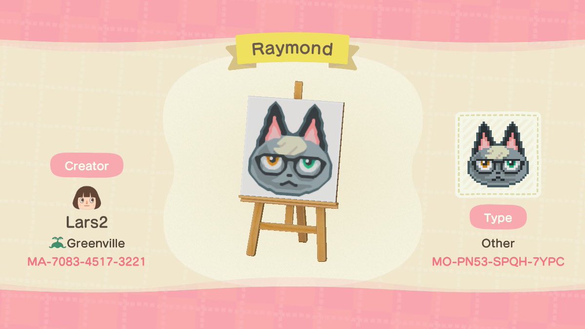 Lars9141's tweet photo. Preview of some of my villager face designs! I use them for signs in front of their houses :) 
#ACNHDesigns #ACNH #acnhqrcode https://t.co/IdnTtX8SVs