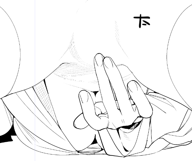 ほっっそいペンに耐えられなくなって太いペン使い始めたんだけどマジのマジで描いてる途中で変えたから隣のコマと全然太さ違う!みたいになってる ウケんね 