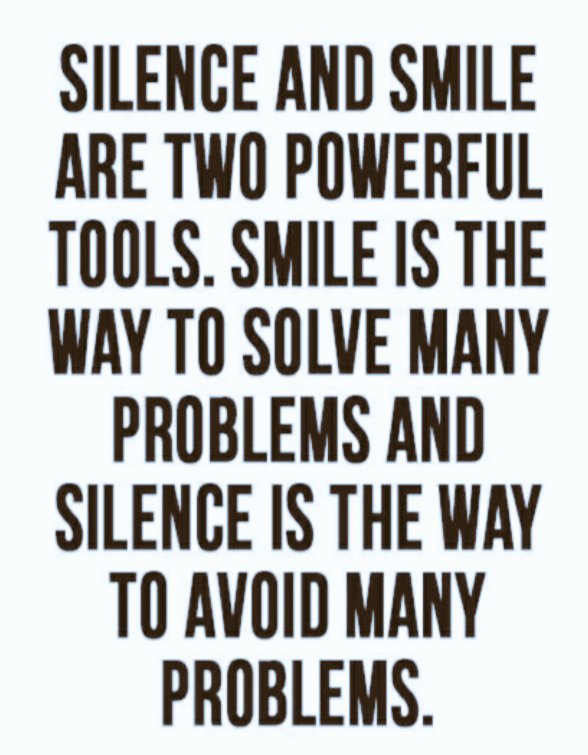 #Wednesday #silence #Smile