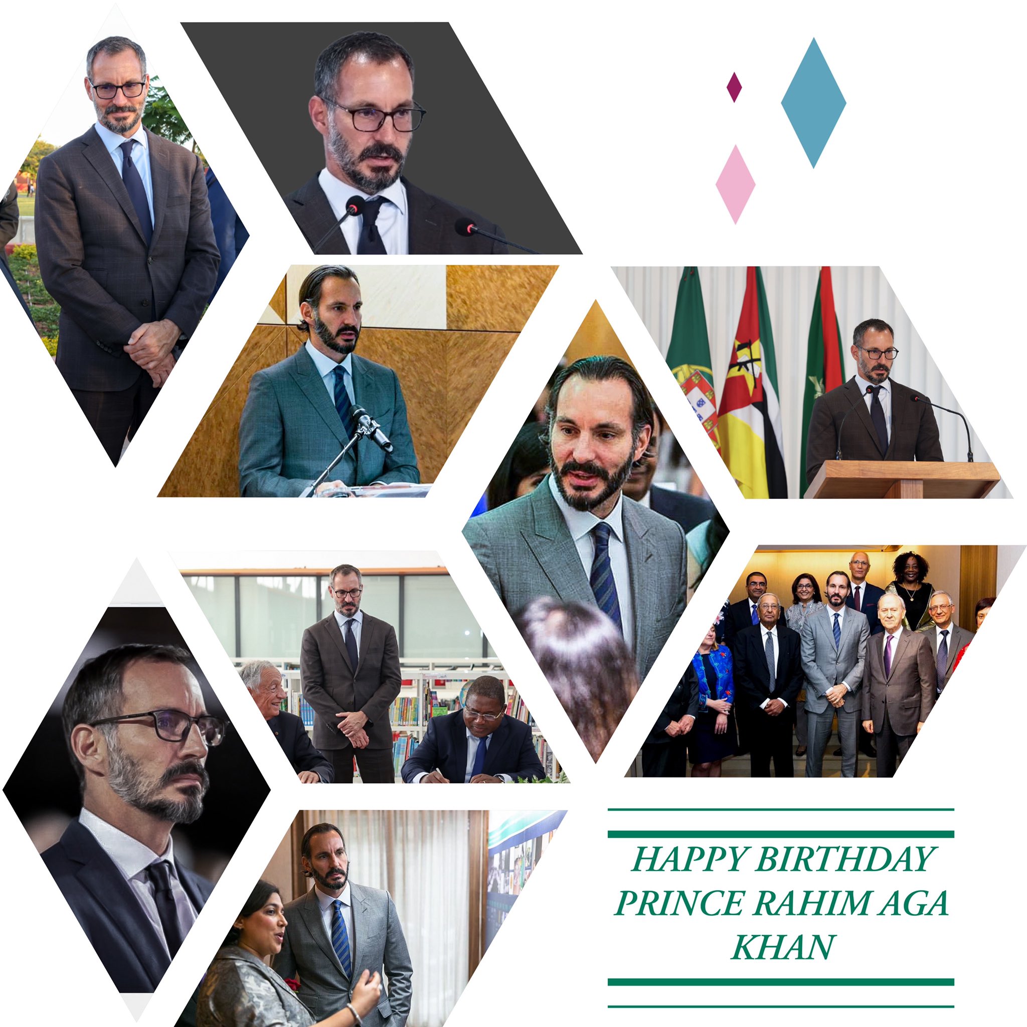Happy birthday Prince Rahim Aga Khan  October 12th 1971 