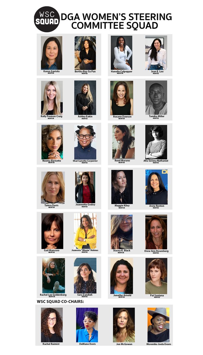 Jen McGowan (@iamjenmcg) on Twitter photo I am very proud to be able to announce the kick ass new <a href="/directorsguild/">Directors Guild</a> WSC Squad and their fantastic mentors
Thank you to my partners in crime @docraimist, Morenike Joela Evans & <a href="/DeManeDavis/">DeMane Davis</a>
deadline.com/2022/10/dga-wo… I am very proud to be able to announce the kick ass new <a href="/directorsguild/">Directors Guild</a> WSC Squad and their fantastic mentors
Thank you to my partners in crime @docraimist, Morenike Joela Evans & <a href="/DeManeDavis/">DeMane Davis</a>
deadline.com/2022/10/dga-wo…