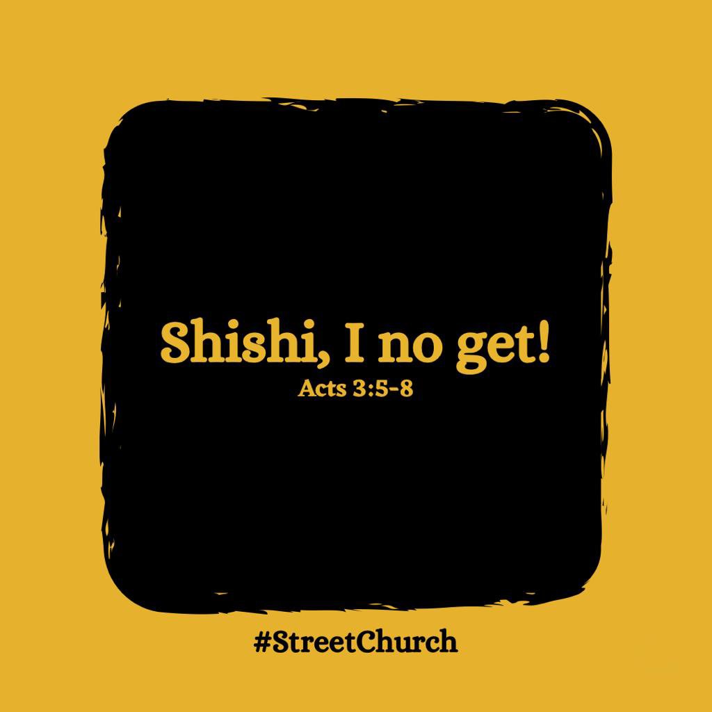 streetchurchh's tweet photo. Imagine say Peter give this man wey no fit walk 2k instead of this miracle? You see bah, money answereth all things but sometimes no be the perfect answer to some things. If Peter drop small change the man go still happy but he give pass wetin he want, he give am wetin he need, https://t.co/AaMwSgi1He