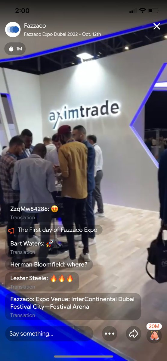 TradingLive_'s tweet photo. 💥Fazzco Expo Dubai 2022 is now open!!!💥
To see what's going on, click on the live link below!!!
👇👇👇
📺LIVE LINK:
https://t.co/Y5HauYamuT
#fazzaco
#FazzacoExpo2022
#Dubai
#fastbullLive https://t.co/C3EfsVwdGP