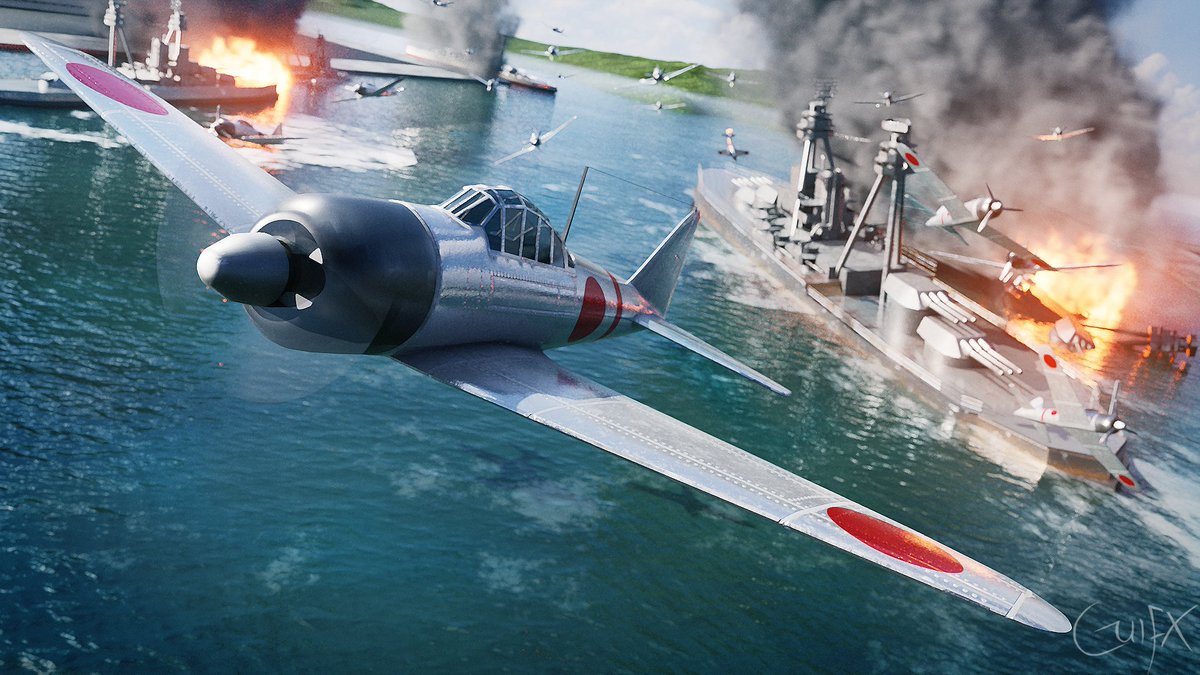 Gulfx24's tweet photo. Japanese Plane on Pearl Harbour bombing 💥

Commission For Plastic Scot again, Checkout his video here ➡️https://t.co/i1JSfxmU1A

#Roblox #RobloxArt #RobloxGFX #RobloxDev https://t.co/O8lCtLZ2w0