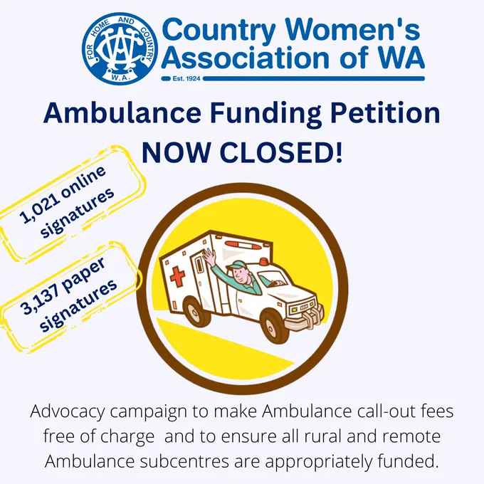 Image from Country Womens' Association of WA (@CWAofWA)