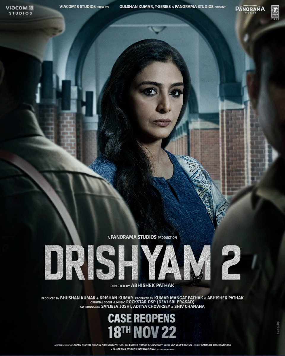 AjayDevgnFilms's tweet photo. Main ek maa hoon; saat kya, saat sau saal bhi beet jaayein na toh bhi main kuch bhoolne waali nahi. 

#Drishyam2 
Case Reopens On 18th November, 2022.

@ajaydevgn #tabu @ishidutta @shriya1109 https://t.co/UN0y5tV98d