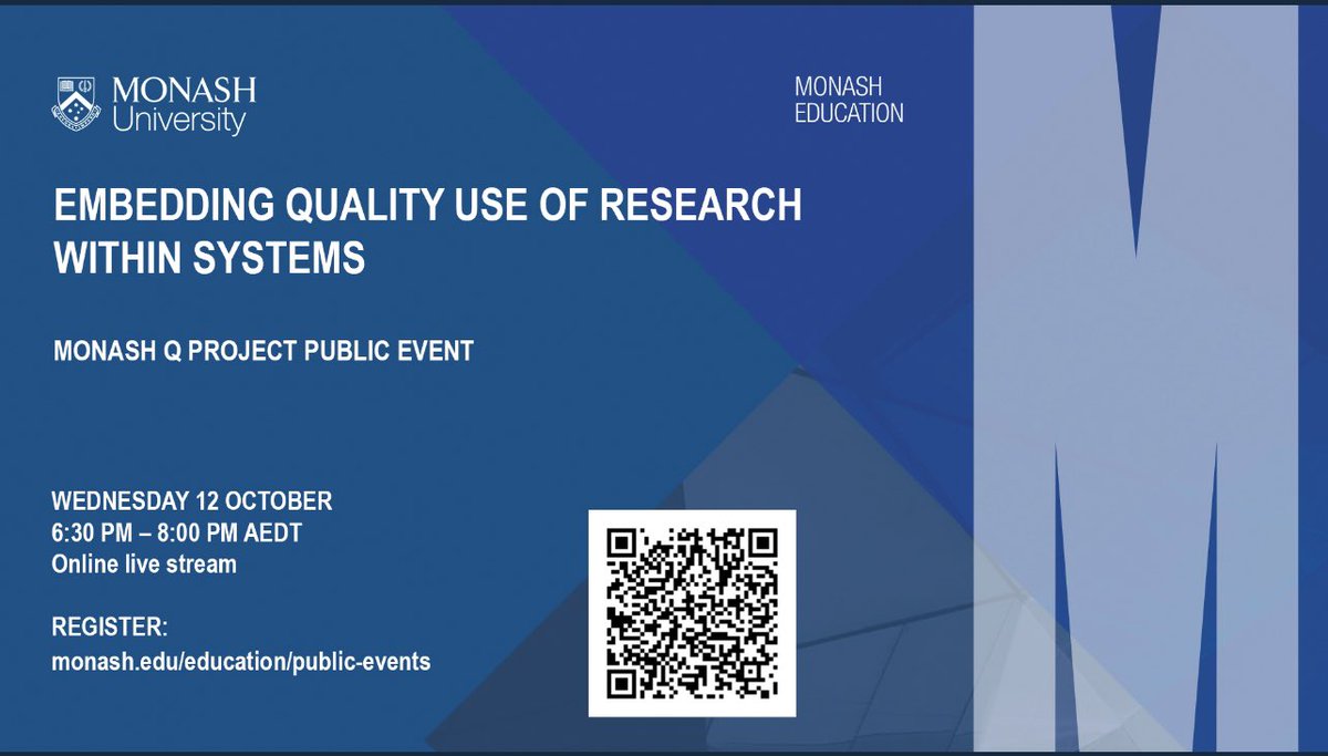 Skye Ramsay (@skyzieseymour) on Twitter photo It was an honour to be on this panel with true rockstars in their fields of expertise! Paving the way for systems to work together for the thoughtful & quality use of evidence in schools. <a href="/MonashQProject/">Monash Q Project</a> <a href="/MonashEducation/">Monash Education</a> <a href="/dr_gleeson/">DrJoGleeson</a> <a href="/AnnetteBoaz/">Annette Boaz</a> <a href="/mark_rickinson/">Mark Rickinson</a> <a href="/martinwestwell/">martin westwell</a> It was an honour to be on this panel with true rockstars in their fields of expertise! Paving the way for systems to work together for the thoughtful & quality use of evidence in schools. <a href="/MonashQProject/">Monash Q Project</a> <a href="/MonashEducation/">Monash Education</a> <a href="/dr_gleeson/">DrJoGleeson</a> <a href="/AnnetteBoaz/">Annette Boaz</a> <a href="/mark_rickinson/">Mark Rickinson</a> <a href="/martinwestwell/">martin westwell</a>