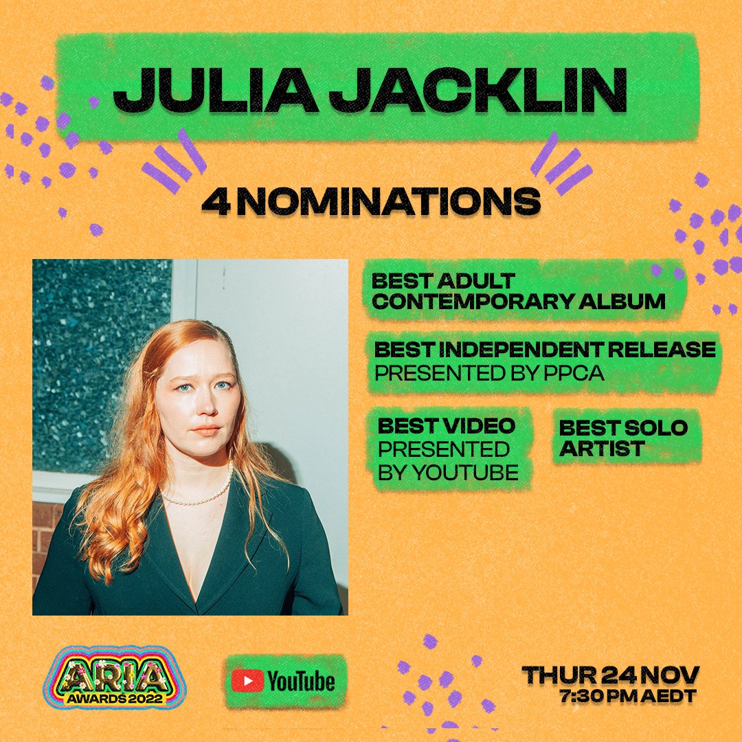 ARIA_Official's tweet image. Congratulations Luude, Gang of Youths and Julia Jacklin on 4 ARIA nominations!!

#luude #gangofyouths #juliajacklin #ARIAs