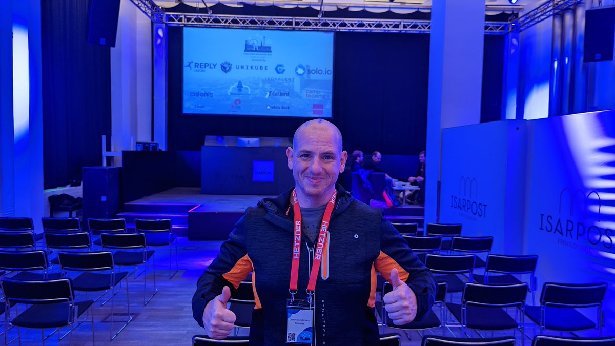 DomLindemann's tweet image. Auch nach dem Firmenwechsel bleibt k8s  #KubernetesCommunityDays