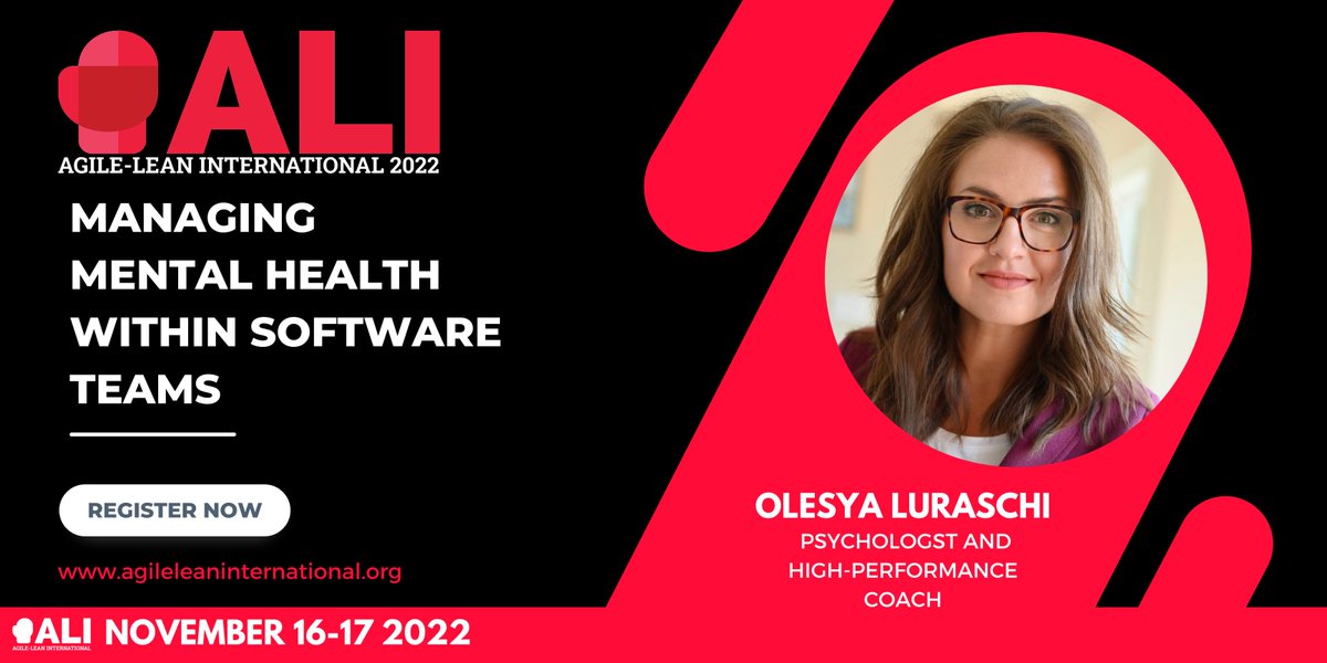 In Agile, being proactive is extremely important and this goes for mental health too. Our community has asked for help supporting mental well-being. So we will be joined by a Harvard-trained psychologist, to discuss managing mental health within teams. ow.ly/IIFY50L5jzO