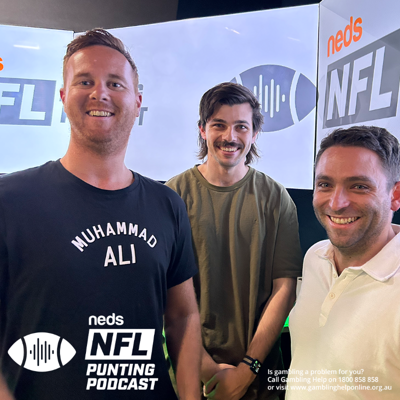 NedsAus's tweet photo. The Neds #NFL Punting Podcast is back for another week with @JCaughlin12, @LiamFogarty_, @RyanCook13 &amp; @The_Inside_Word as they review the Browns winning the battle for Ohio, Philadelphia staying unbeaten and the Vikings defensive stars.
