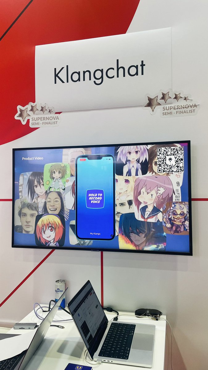 Klangchatapp's tweet photo. Klangchat is in the semi finals of the Supernova pitch competition at North Star/GITEX! Come watch the pitch at the stage in the Za'abeel Hall for the showdown at noon, Dubai time! A lot is at stake so come show your support! 😉 #gitex2022 #supernova #dubai #semifinals #klangchat https://t.co/iPuNFeZspZ