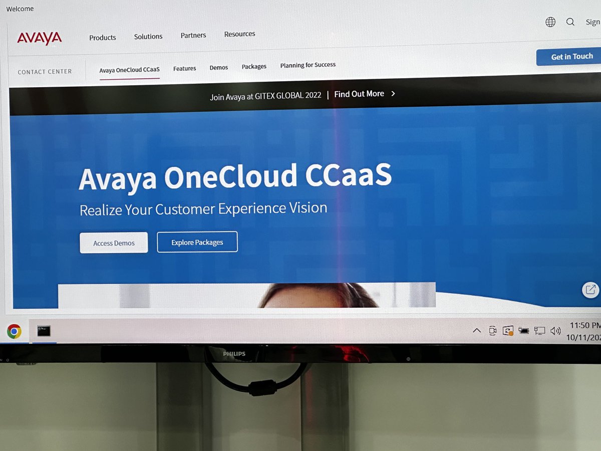 I get asked a lot, is ⁦<a href="/Avaya/">Avaya</a>⁩ OneCloud. #ccaas real? There were so many customer at the ⁦<a href="/Avaya/">Avaya</a>_MEA⁩ stand using it, so, yes it’s real and being sold. #experiencesthatmatter ⁦@Avaya⁩ #cloud