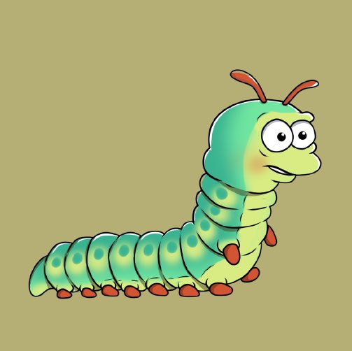 A little sneak peek at Season 2 art. Who’s that? #art #season2 #nft #kamachameleon #chameleon #kama #caterpillar #crypto #rt #eth #ethereum