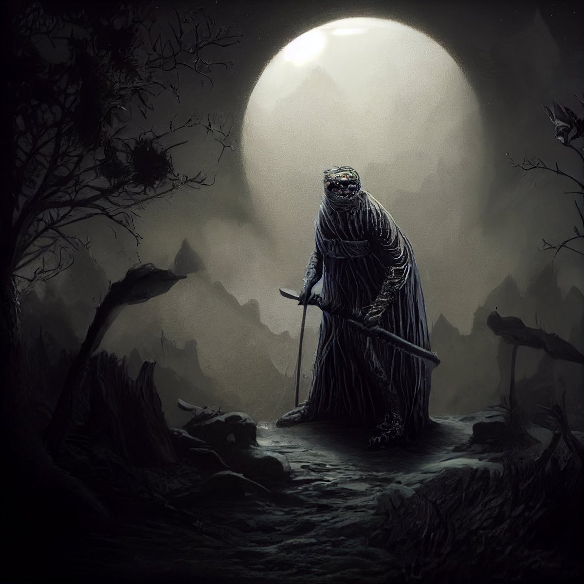 alfitranalyst's tweet image. Hello folks. The time has been waiting for. Today I minted an amazing AI Artwork edition of Night Folk Monsters. Drop on @_Dartroom 

Hope you like it😊

Dodutrio, Orgaruth, Freic, Mnupitranth
PNG | 2160x2160px
10 $ALG
1/1

Link below⬇️
#algofam #Algorand #AlgoNFTs #AlgorandNFT