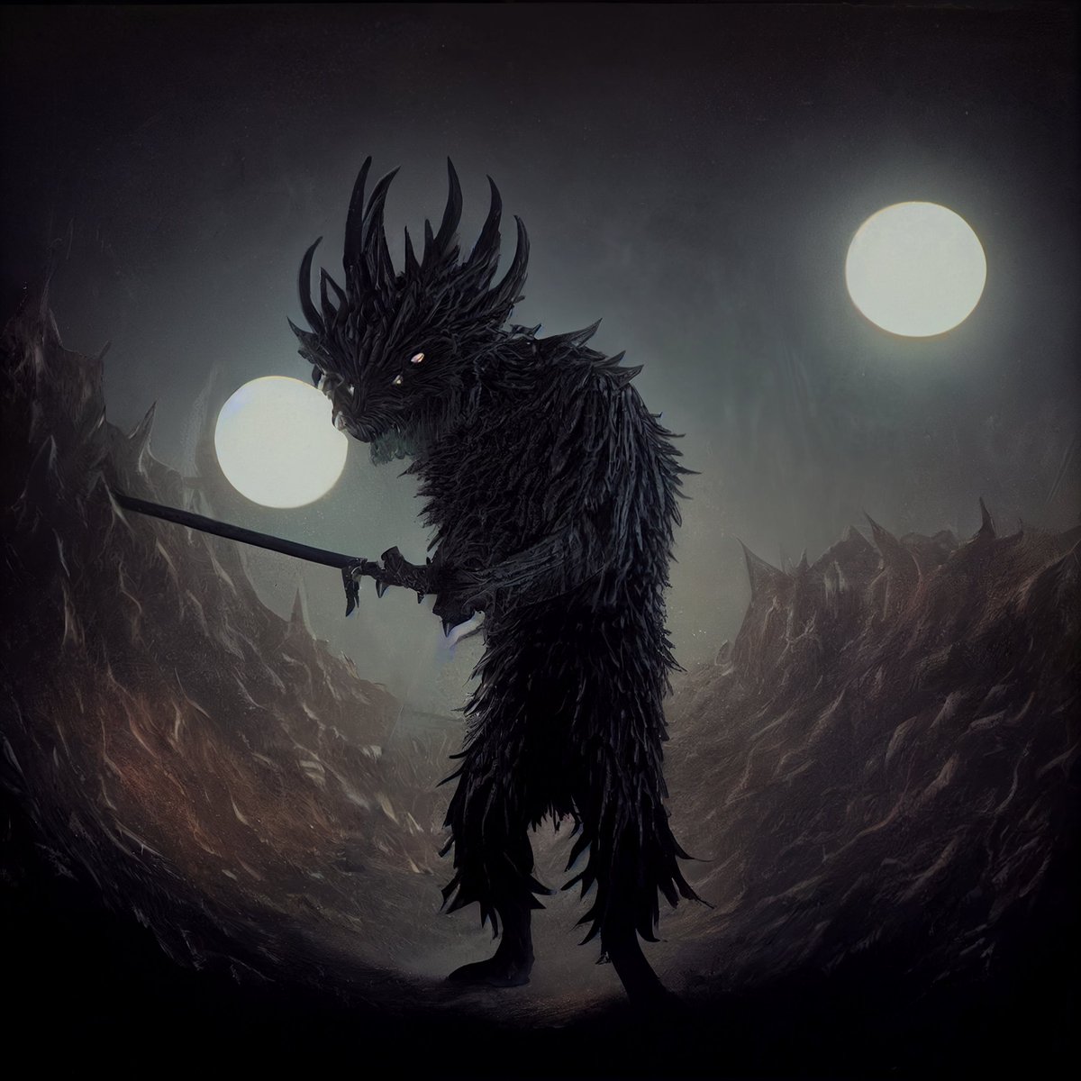alfitranalyst's tweet image. Hello folks. The time has been waiting for. Today I minted an amazing AI Artwork edition of Night Folk Monsters. Drop on @_Dartroom 

Hope you like it😊

Dodutrio, Orgaruth, Freic, Mnupitranth
PNG | 2160x2160px
10 $ALG
1/1

Link below⬇️
#algofam #Algorand #AlgoNFTs #AlgorandNFT