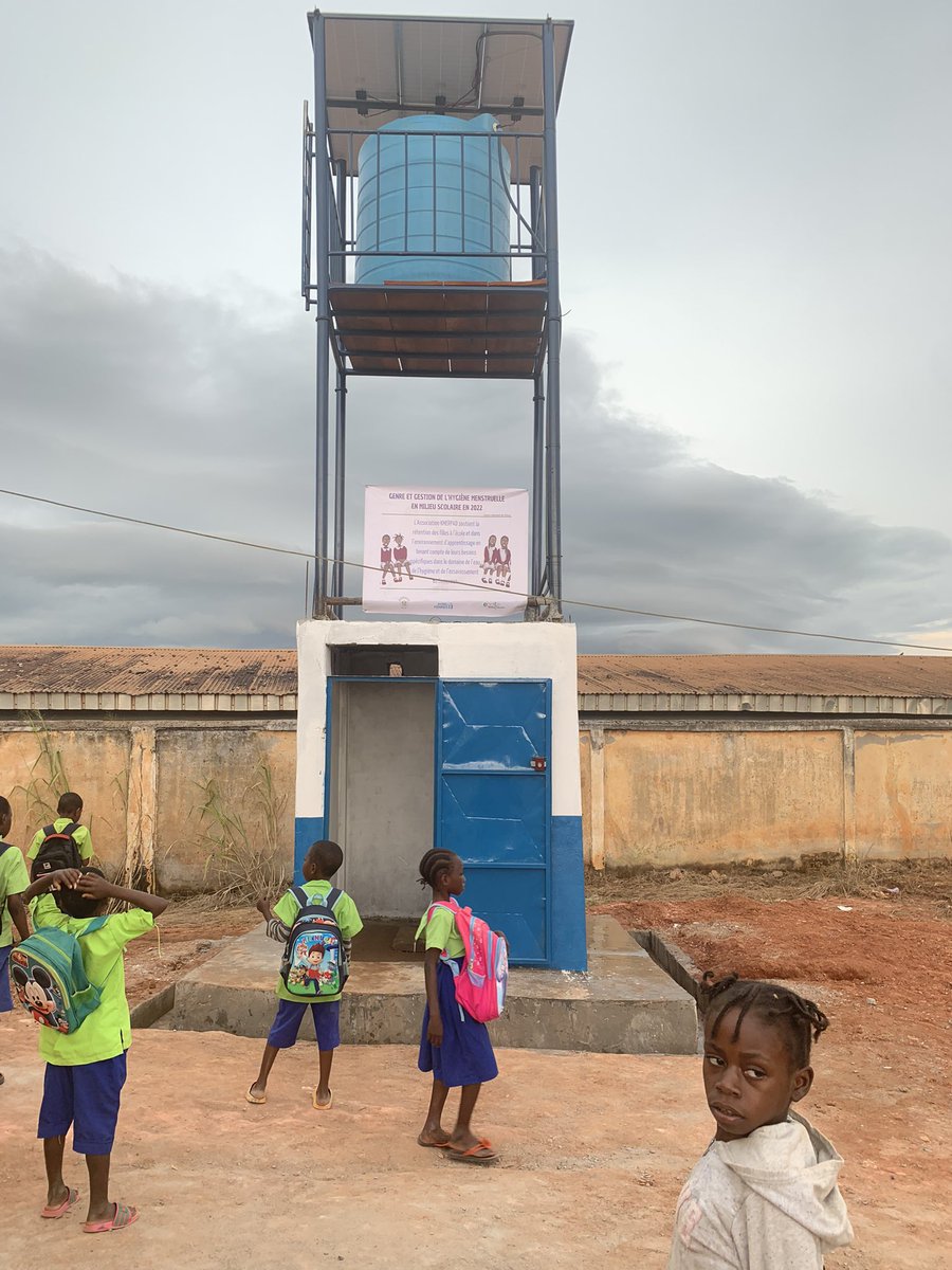tangangandrew's tweet photo. In education priority regions of Cameroon, we are using solar panels to ensure adolescent girls have access to water for proper menstrual hygiene in schools  @ebase_africa @EducEndowFoundn @WBG_Education @unicefcameroon @UnescoYaounde @UKinCameroon @EduCannotWait @CelcomMinedub https://t.co/kS4sikMoaD