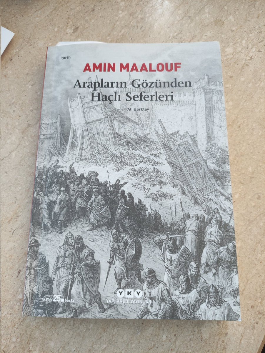 omerfarukcl's tweet photo. #yenikitap
İsmi: Arapların Gözünden Haçlı Seferleri
Yazarı: Amin Maalouf
Yayınevi: YKY @YKYHaber
#kitapkahve #kitapalintisi #kitapokumak #kitapyorum #kitap #kitapçekilişi #kitaptavsiyesi #haçlıseferleri #araplar https://t.co/CWSHBf0NOm