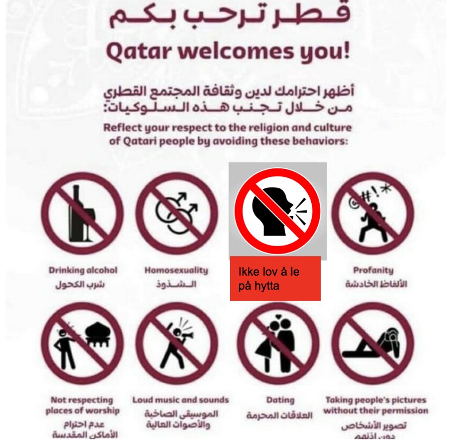 Basilmaarud's tweet photo. Nå har Qatar gått for langt https://t.co/nJ0vXU1cMx