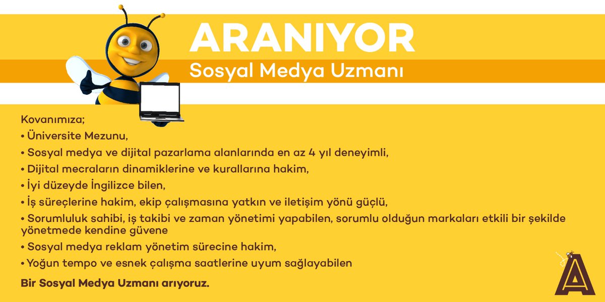 Sen de dijital ve çalışkan bir arıysan kovana bekleriz hello@agresifarilar.com
