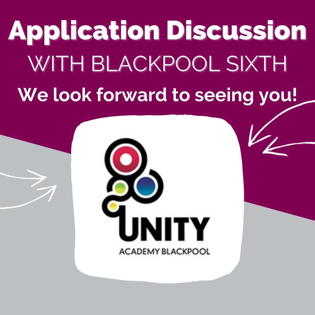 BlackpoolSixth's tweet image. 🤩 Unity Applications Discussions 🎓
Looking forward to seeing you all there!
@UnityBlackpool