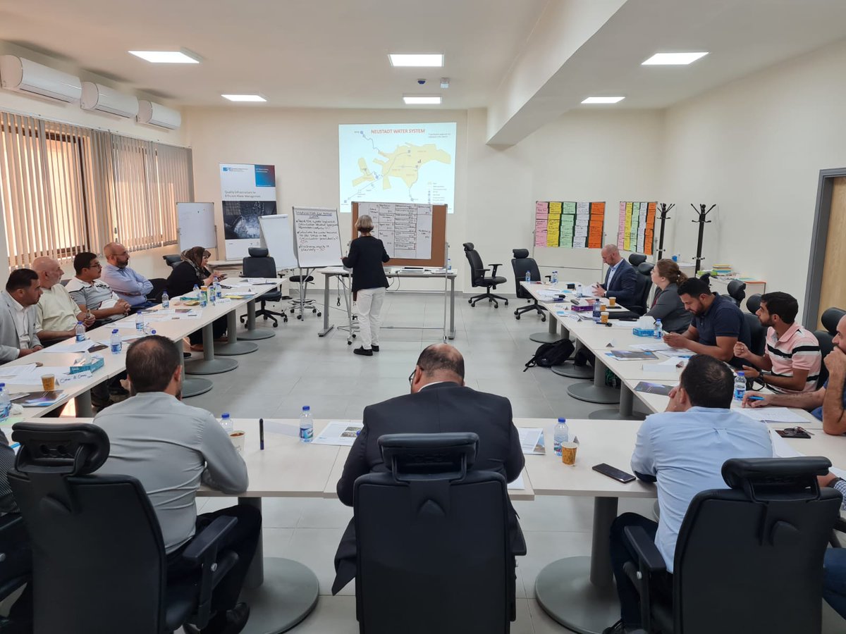 Kick-off: The first training module of the international cooperation project “Quality Infrastructure for Efficient Water Management” in Jordan.