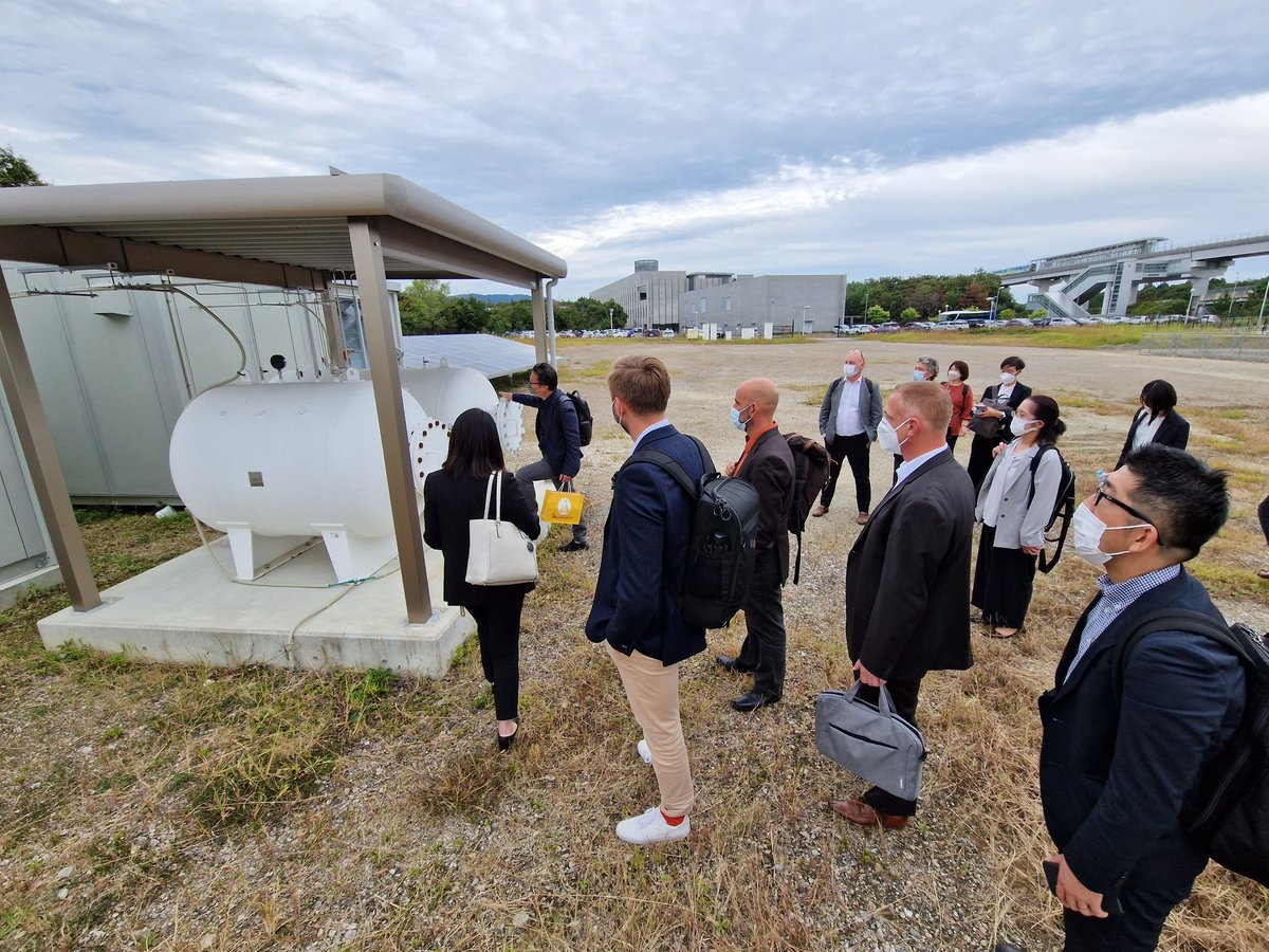 pegandara's tweet photo. @iurc_aa @Essener_Wifoe @grenoble @EUinJapan @EU_FPI @iurc_aa_japan Pilot actions w. #startUps envisaged. Follow-up meetings at #AichiKnowledgeHub, meeting full cell #H2energy company Enoah. "I was inspired by Europe's environmental concerns and renewal energy isage as I lived there many years ago" - so GM Suyama. Thanks to @EUinJapan, #EU_FPI. https://t.co/n0eZzqzwmz
