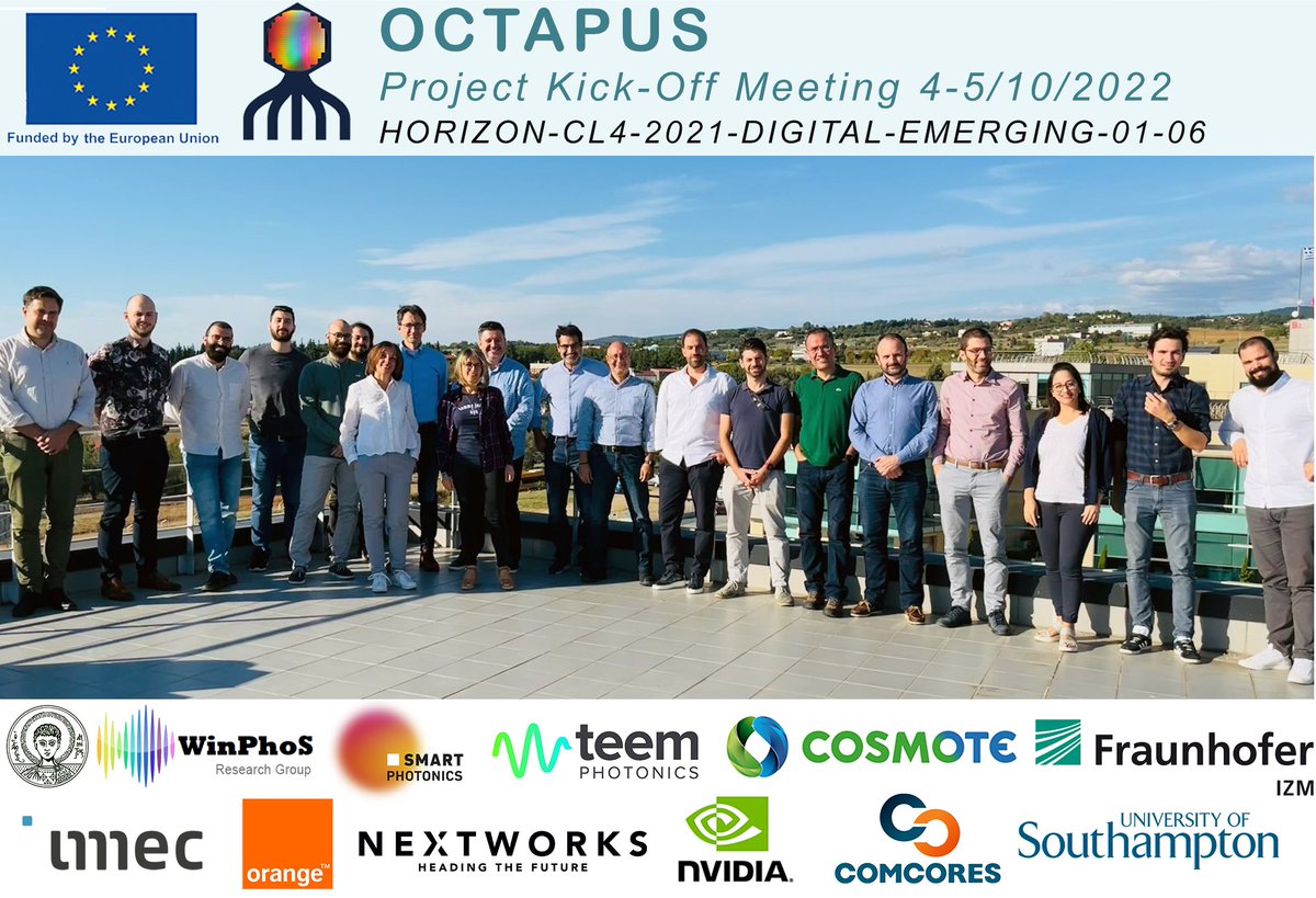 The kick-off meeting of the EU-funded project OCTAPUS took place on the Octοber 4-5, 2022, at the premises of the WinPhoS Research Group of the Aristotle University of Thessaloniki (AUTH) in Thessaloniki, Greece.