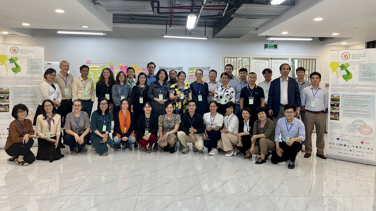 ASSETProjectSEA's tweet photo. Vietnam National Foresight and Theory of Change Workshop of #Assetproject and #ALiSEA is just starting in Hanoi. Participants will work and exchange to build a common vision of Vietnam Agriculture and Food systems in the future and #agroecology transitions needs. https://t.co/N55e4vAdst
