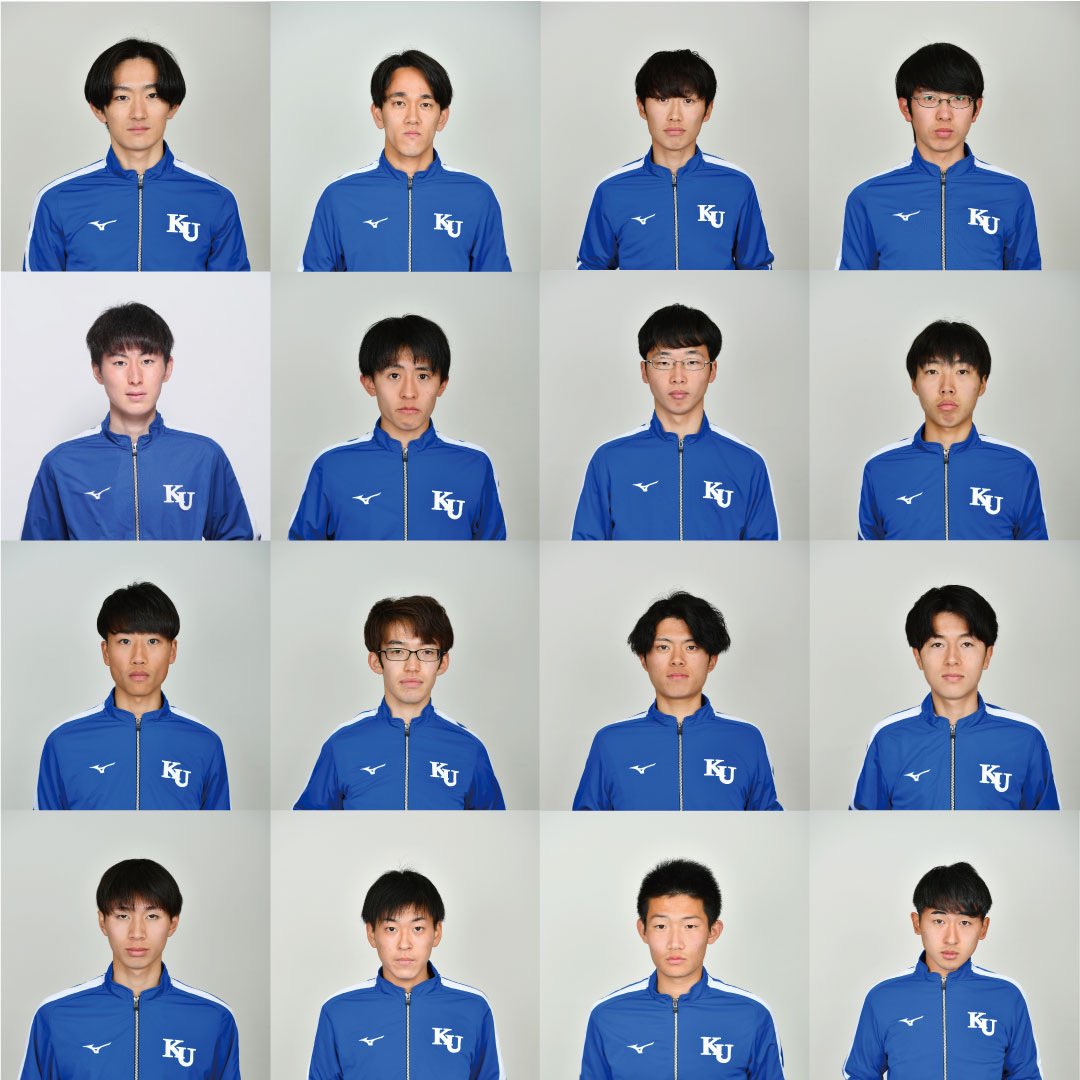 ku_official's tweet photo. 第54回全日本大学駅伝　エントリーメンバー決定！

4年
有村 祐亮
島﨑 昇汰
鈴木 玲央（主将）
山﨑 諒介

3年
宇津野 篤
大泉 真尋
尾方 馨斗
小林 篤貴
小林 政澄
佐々木 亮輔
巻田 理空

2年
石口 大地
中原 優人

1年
酒井 健成
宮本 陽叶
山田 基貴

https://t.co/aQahRpEAvv

#全日本大学駅伝 https://t.co/iotHJsZ8mp