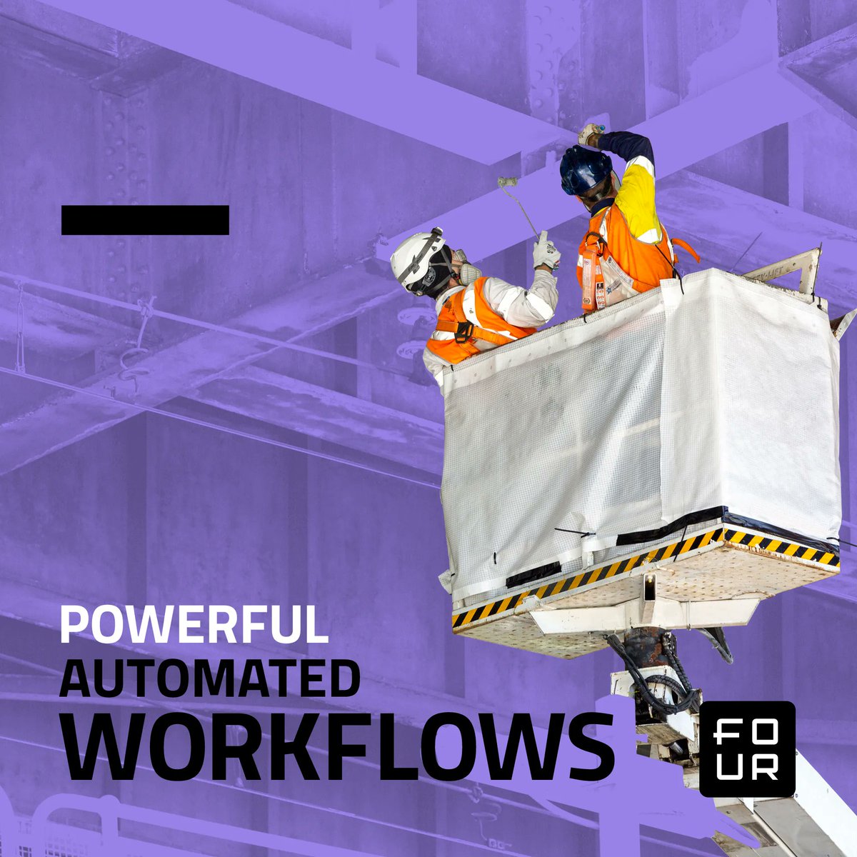 poweredbyfour's tweet photo. Is critical data captured by your remote workers actioned in a timely manner?
POWERFUL AUTOMATED WORKFLOWS
FOUR empowers your teams to easily manage assigned workflow tasks.
#Technology #Engineering #teamFOUR #workflows #jobmanagement #digitaltransformation #poweredbyFOUR https://t.co/xkK2QgEtzq