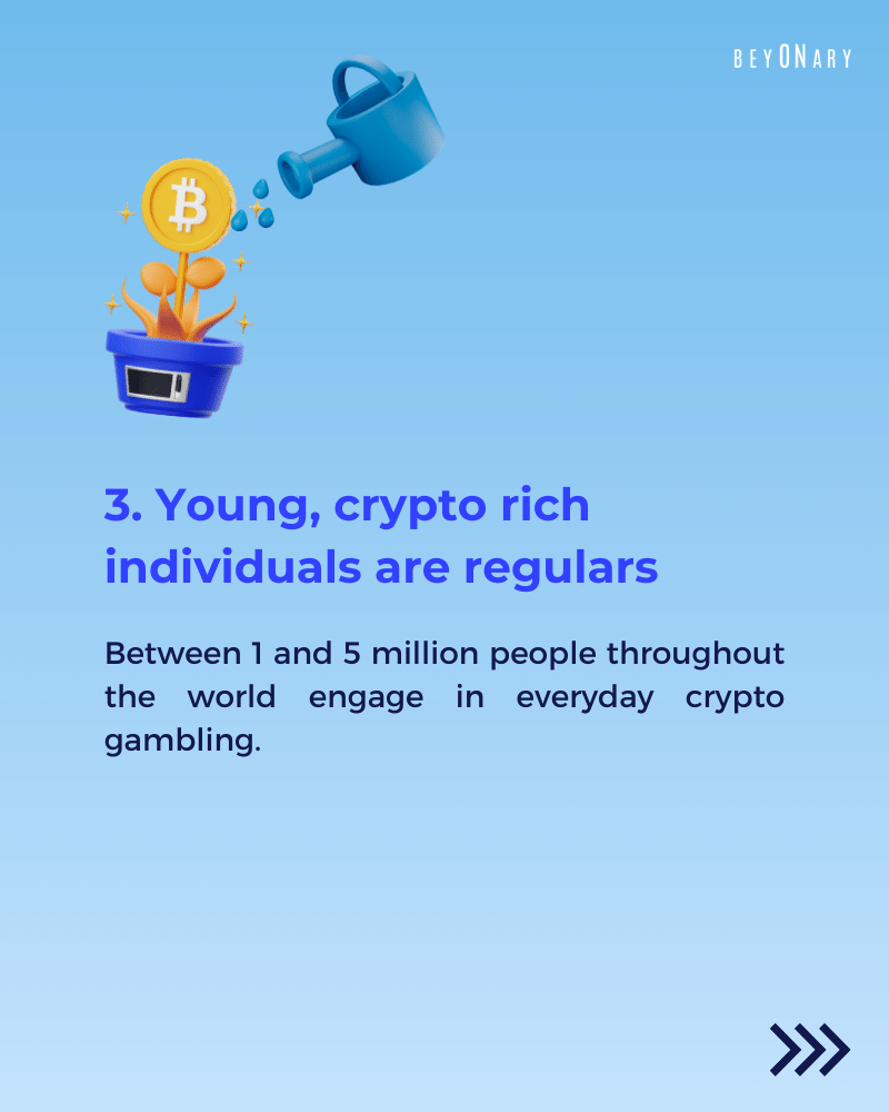 beyonary's tweet photo. Crypto casinos have exploded in popularity,

as a result of their ability to assist gamblers sidestep the cumbersome rules of conventional internet casinos. Here are 4 strange facts about crypto casinos.

#Beyonary #blockchain #crypto https://t.co/ekrWsDDQJO