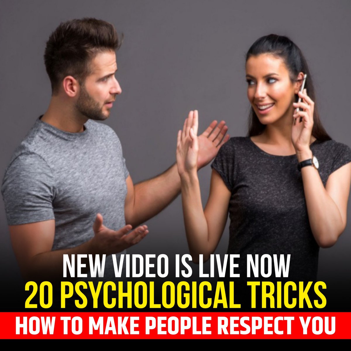 20 Psychological Tricks: How To Make People Respect You Instantly

Link: youtu.be/fjd5nl3tS4o

#psychology #psychologicaltricks #fact #psychologicaltips #psychologyfacts #truefacts #factsaboutpeople #facts #interestingfact #interestingfacts #unusualfacts #instafacts