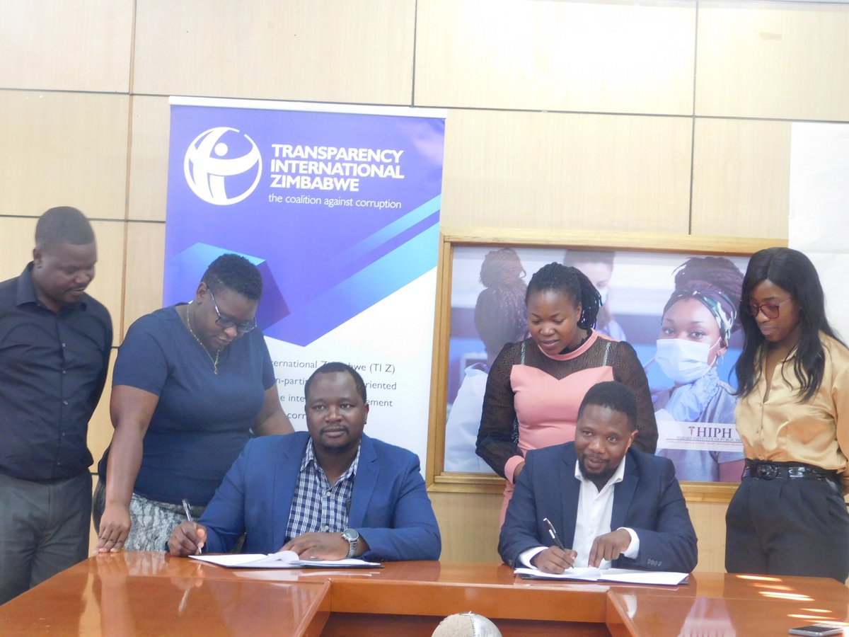 HiphOnline's tweet photo. @hiphzim "Monday marked a defining moment when we signed an MoU with @TIZim_info . We are thrilled to be collaborating with an organization that shares our values and is committed to advancing public health, beginning with the upcoming Public Health Symposium." #collaboration https://t.co/OW8rAtZq07