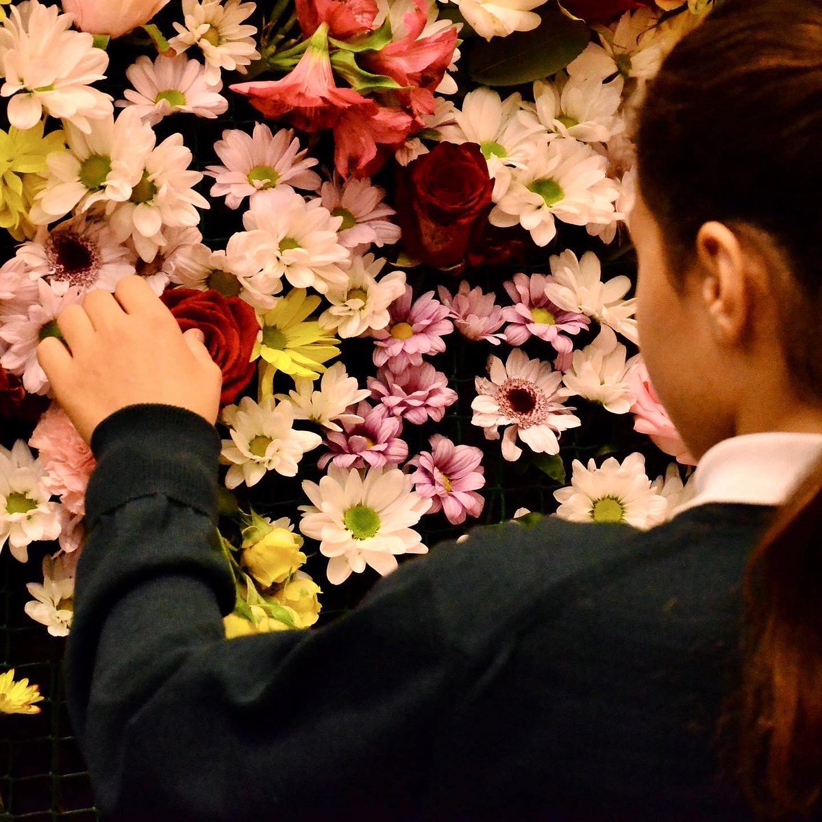MiravallesRedin's tweet photo. La Virgen Peregrina de Torreciudad ha venido a vernos, ¡qué ilusión! Le hemos preparado flores, cantos y oraciones para que se lleve de vuelta nuestro cariño y nuestras intenciones.

#Torreciudad #VirgenDeTorreciudad https://t.co/WC8UVjiAqK
