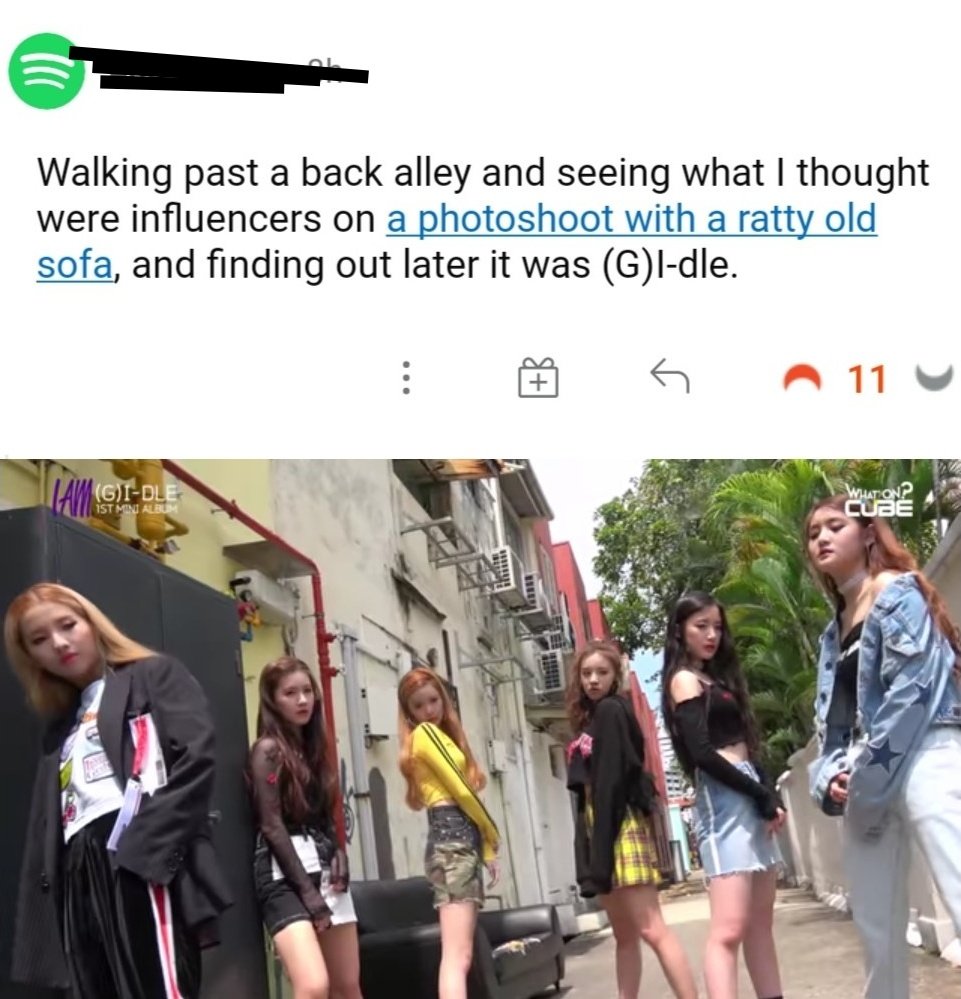 GIDLE having THEE cube privilege ; a thread