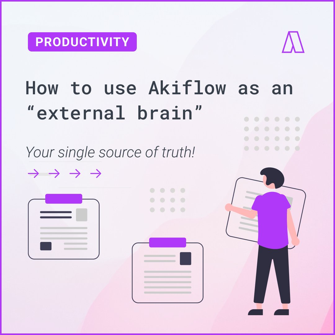 getAkiflow's tweet photo. Give yourself a rest with a personalized external brain! 🧠

Scroll down to learn how to create your very own external brain with Akiflow. 

📚 Learn more about our app: https://t.co/V8g2mpuJwF

#externalbrain #productivity #plannerapp #calendarapp #taskmanager https://t.co/MzooxZzM9L