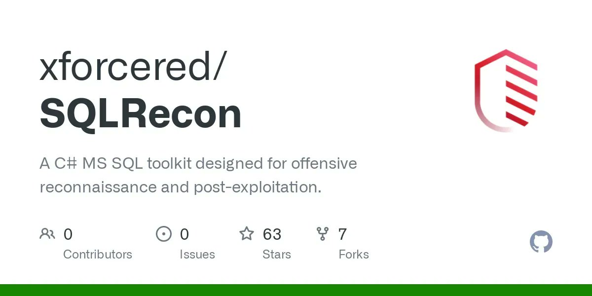 Florian Hansemann on Twitter ""SQLRecon A C MS SQL toolkit designed