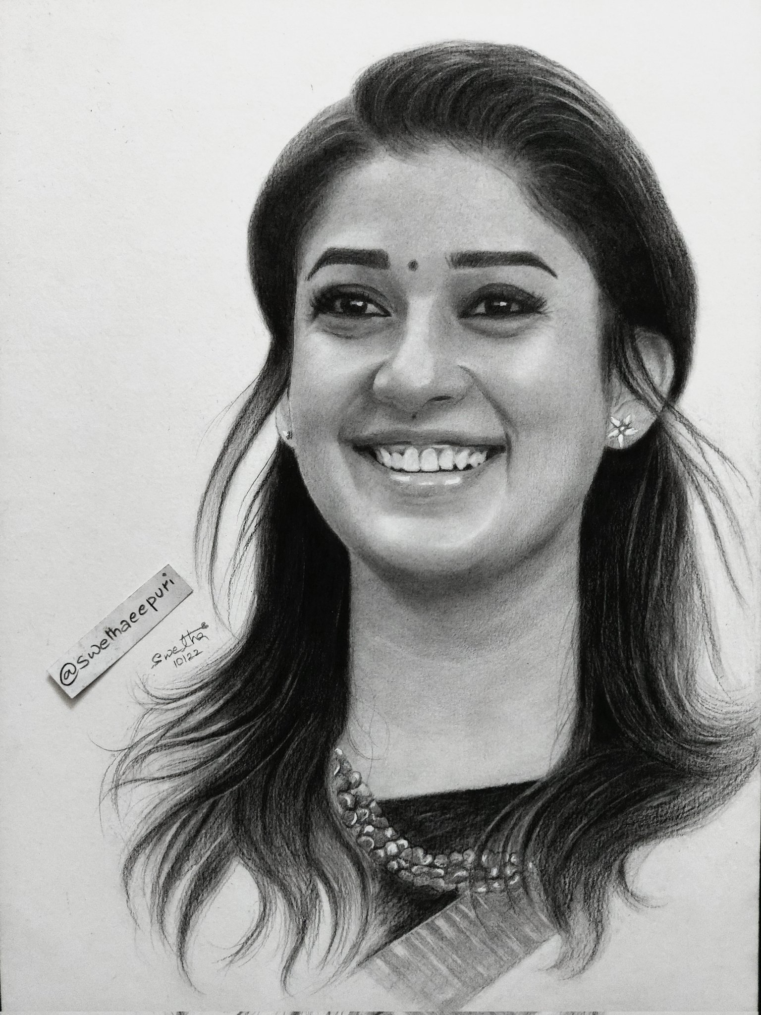 Nayanthara pencil drawing deals