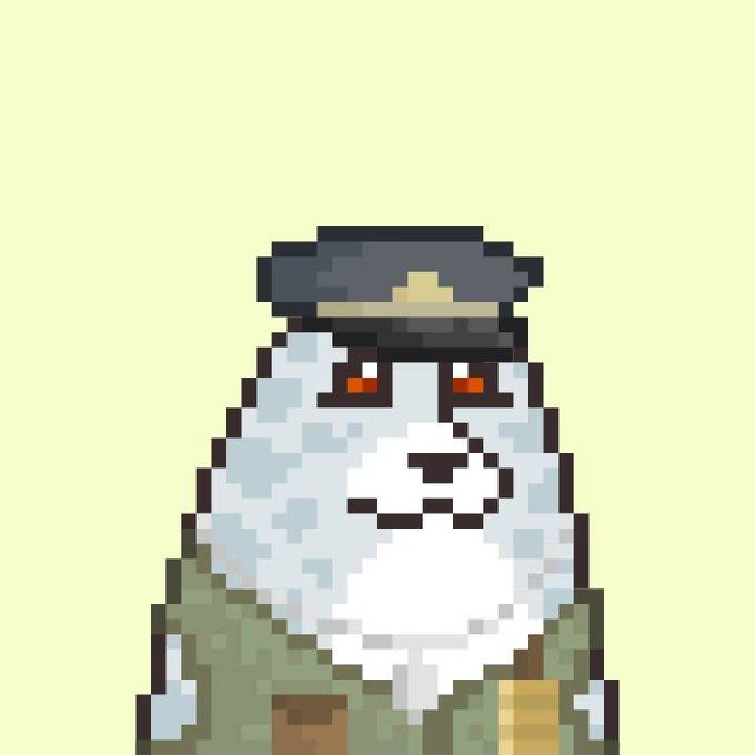 C_maprypto's tweet image. Morning soldiers!!!
Get in line!!!
Follow your Sargent in to battle!!!
#nfts #crypto #seal #pixelart 
opensea.io/assets/matic/0…
