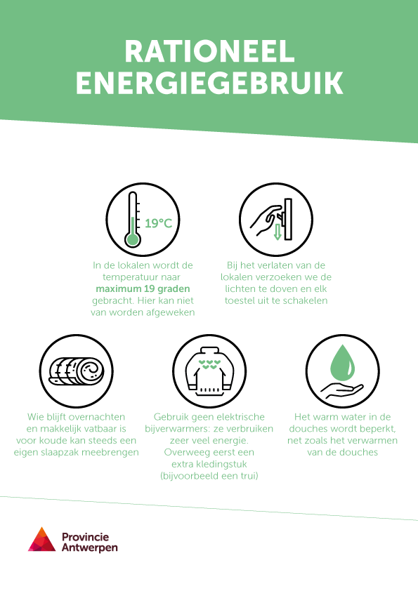 vormingscentrum's tweet photo. Door de astronomische energieprijzen zijn wij genoodzaakt maatregelen te nemen om het energieverbruik in toom te houden. Kom je deze winter naar het Vormingscentrum, houd hier dan zeker rekening mee!
#rationeelenergiegebruik @prov_antwerpen #vormingscentrum #vormingscentrummalle https://t.co/BuSqHCLnju