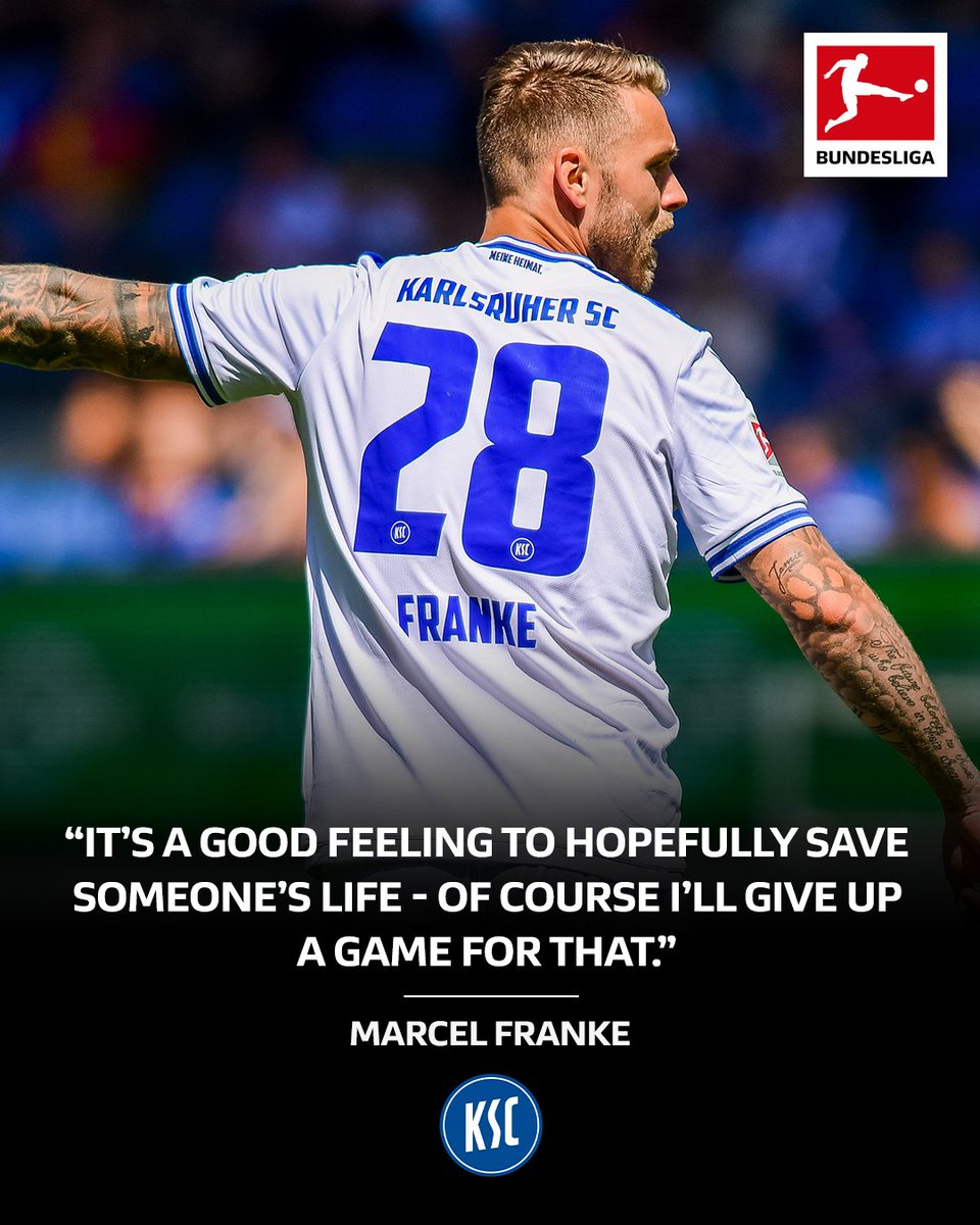 🗣️ @KarlsruherSC's Marcel #Franke found out three weeks ago that he is a…