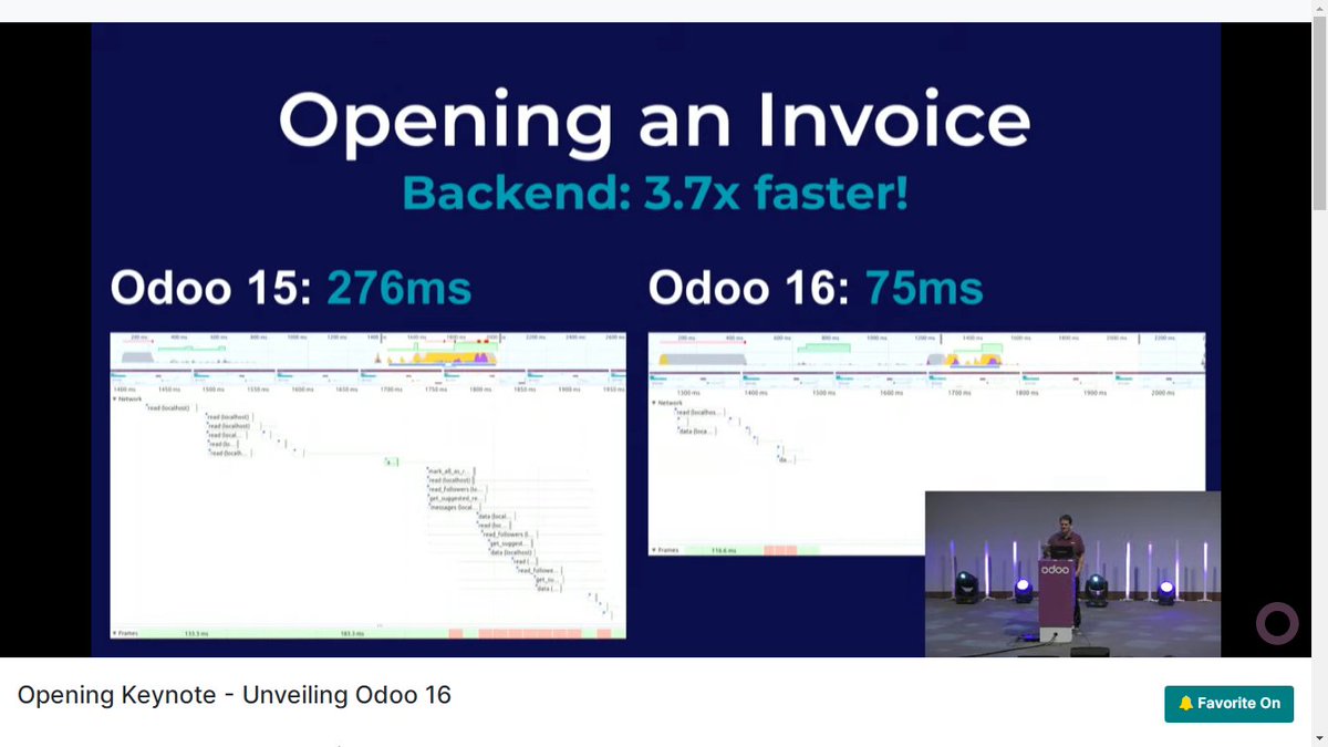 Synconics's tweet photo. Blink of an Eye #Performance #Odooexperience2022 #odoo16 #odooexperience
Faster #loadingtime 3.7 time #odoo15 #invoice
contact@synconics.com
skype : synconics.technologies https://t.co/lECMcLSYQV