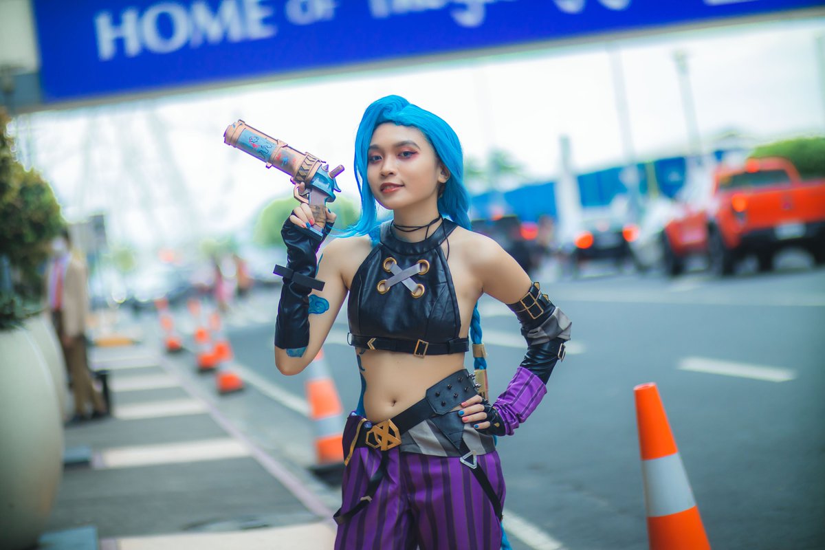 kohidan's tweet photo. Jinx ? Stands for Jinx! Durr 
📷AestheticsVisual

#cosmania2022 #arcane #jinx https://t.co/RHcBH8dqbc